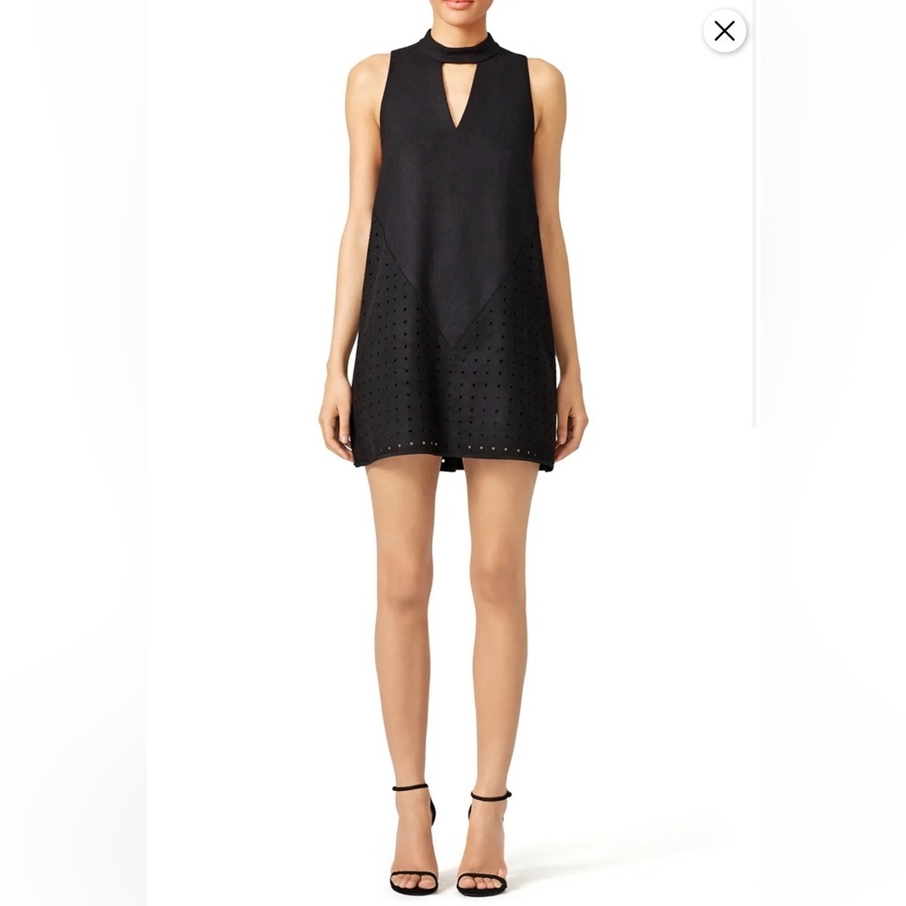 Rebecca Minkoff Twiggy Mini Dress Black Wool Size Small